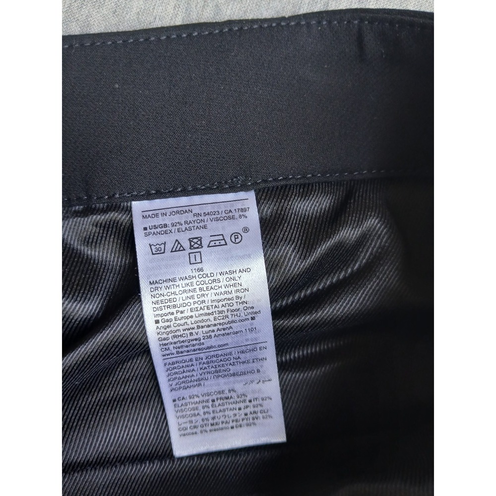 Banana Republic Pants 16 Ultra High Rise Modern Straight City Stretch New - Picture 10 of 14